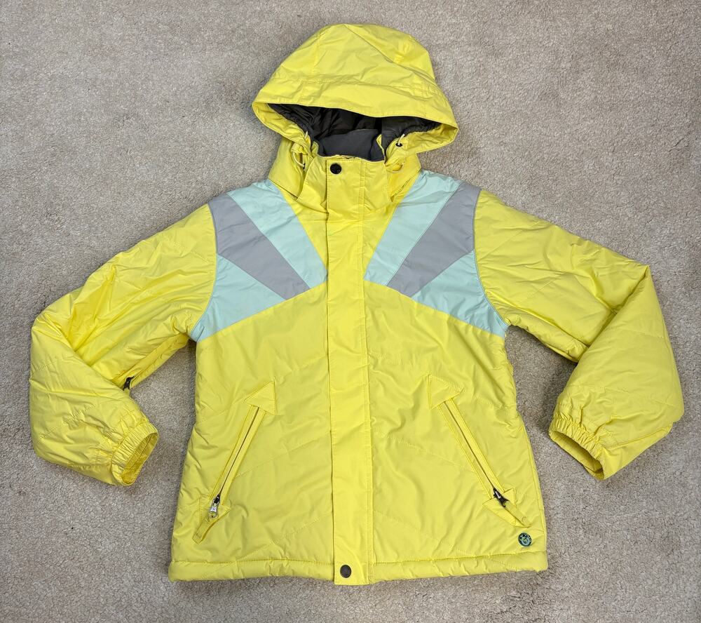 Burton Girls Artica Winter Ski Snowboard Waterproof Jacket Yellow Size M